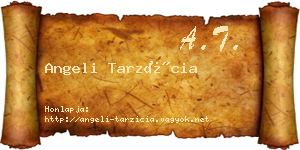 Angeli Tarzícia névjegykártya